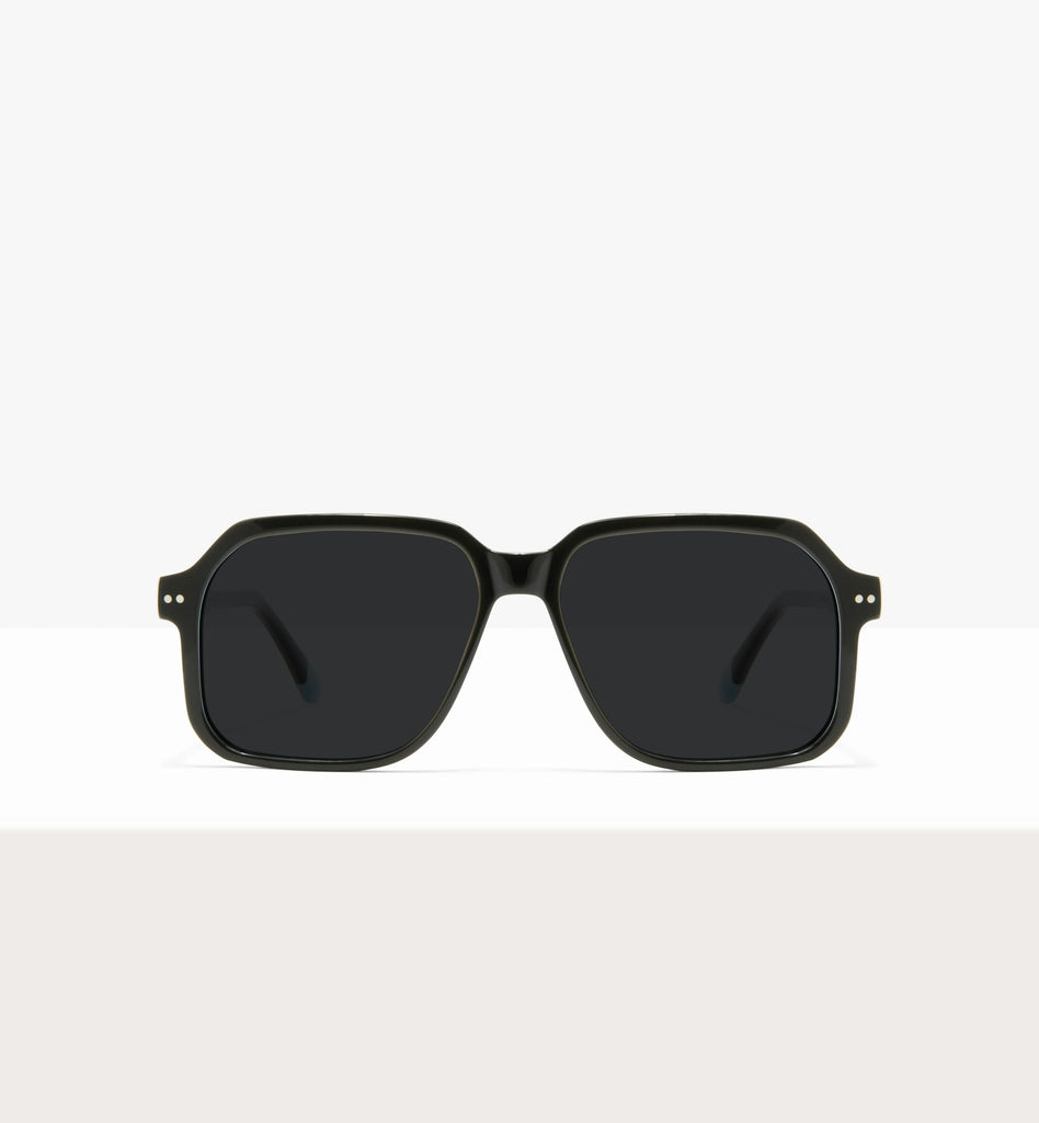 Maverick Black - Prescription Sunglasses by BonLook