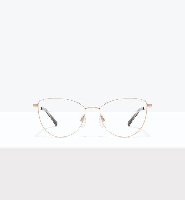 Percale Rose Gold Prescription Eyeglasses by BonLook