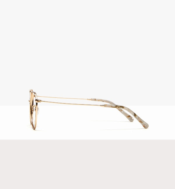 Prism Deep Gold - Prescription Eyeglasses by BonLook