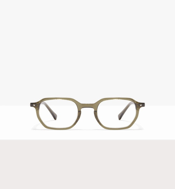 クリアーフレーム☆Khakiレンズ Take Y.C Quad Clear Khaki - Prescription Eyeglasses by BonLook