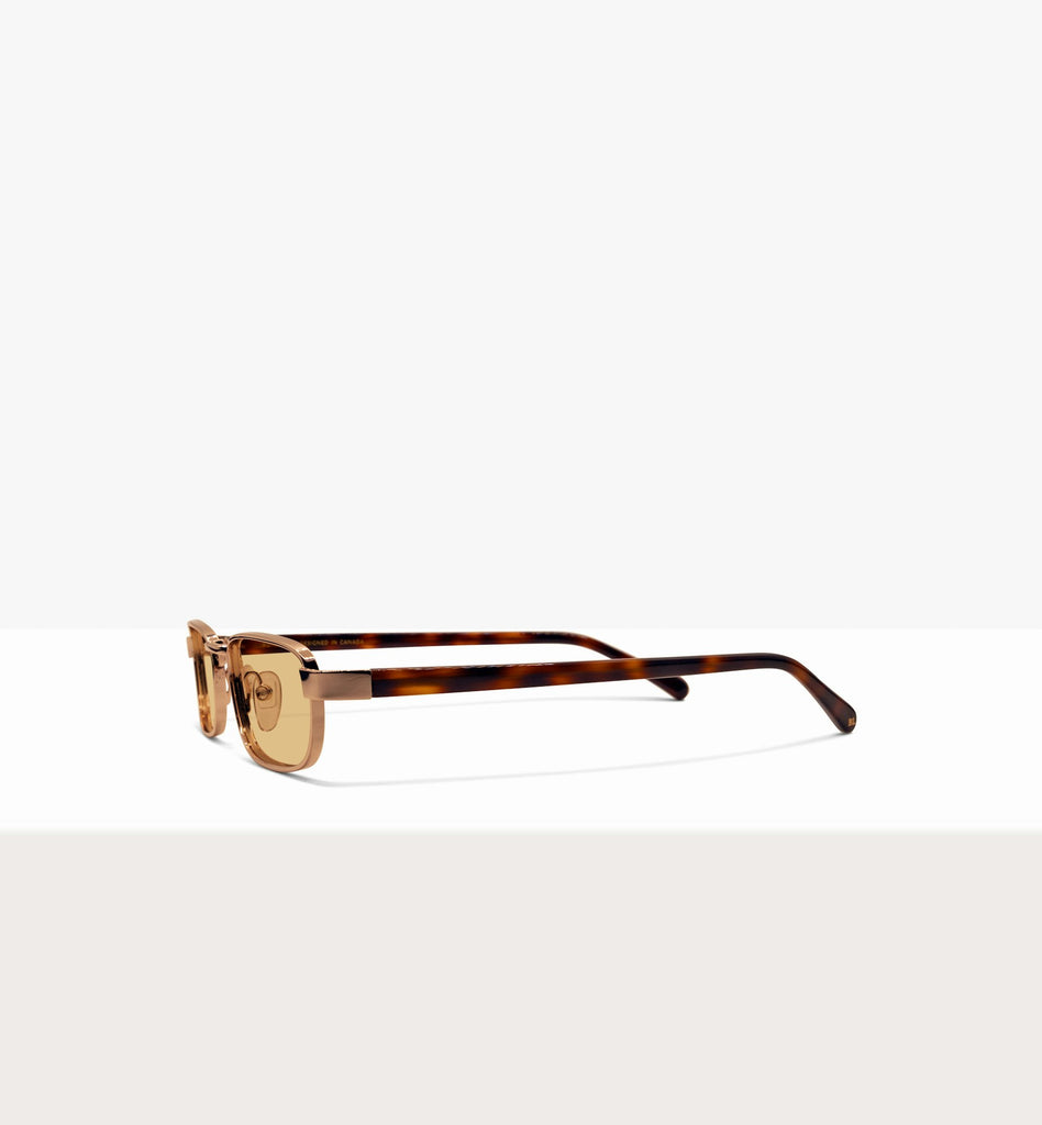 Synth Sun Gold – Prescription Sunglasses by BonLook