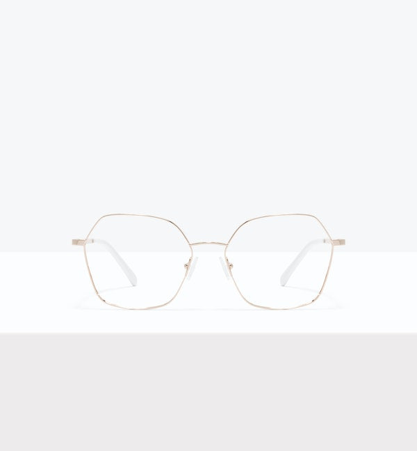 Élysée Gold Prescription Eyeglasses by BonLook