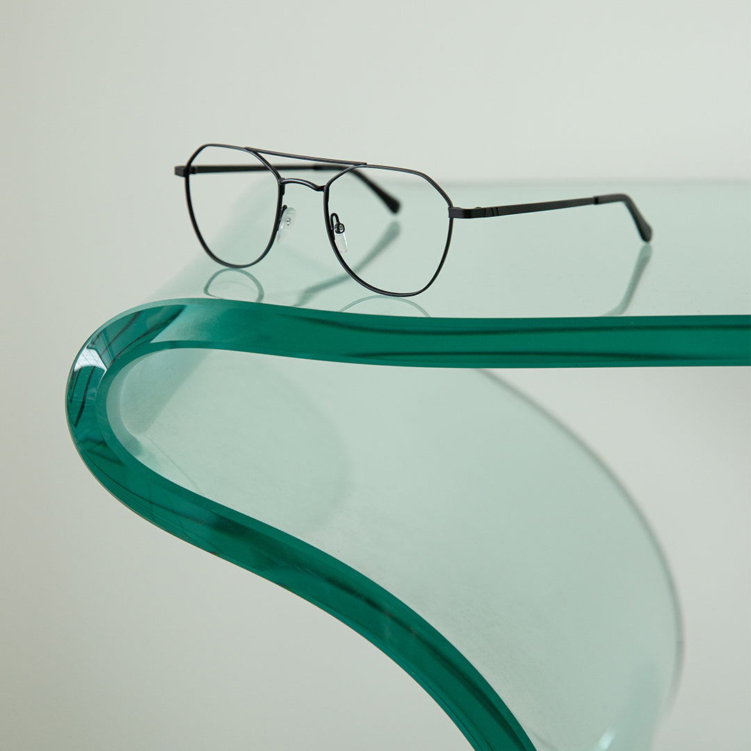 Zenith Matte Black Glasses frame