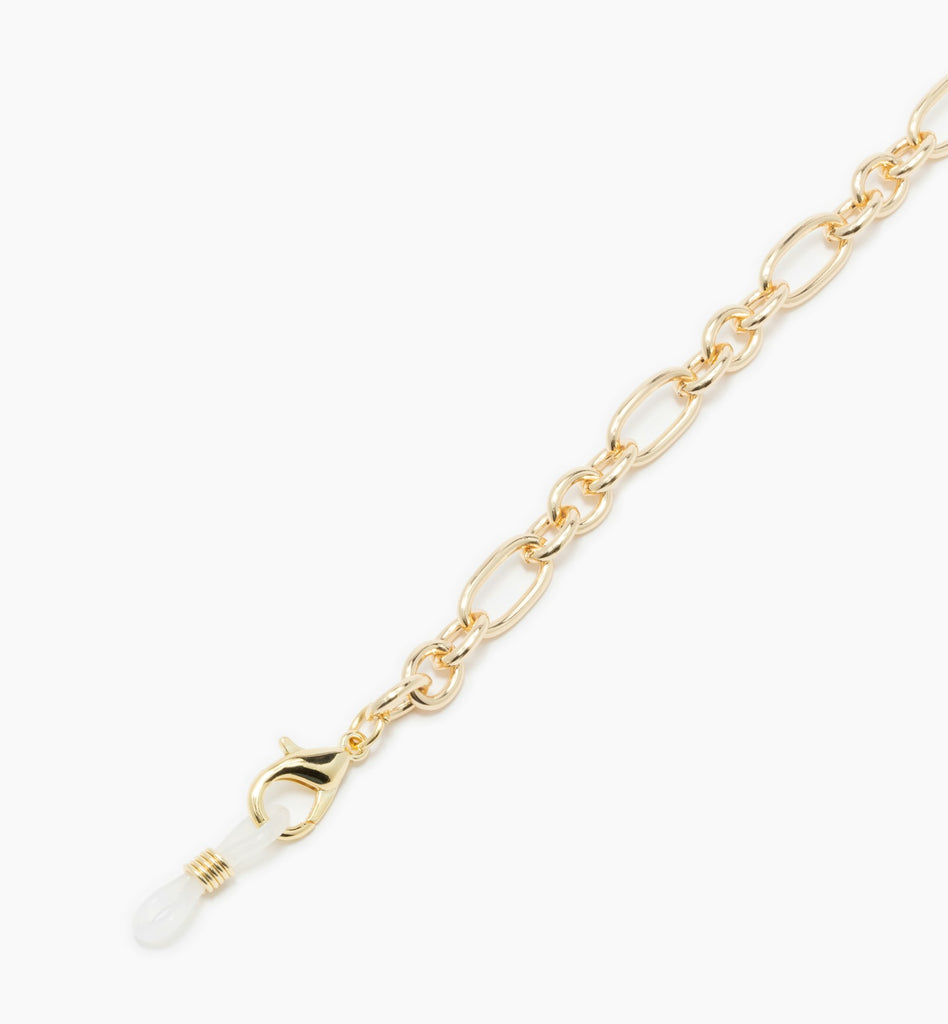 Cable Stainless Eyewear Chain 700 mm Gold – Prescription Accessory by ...