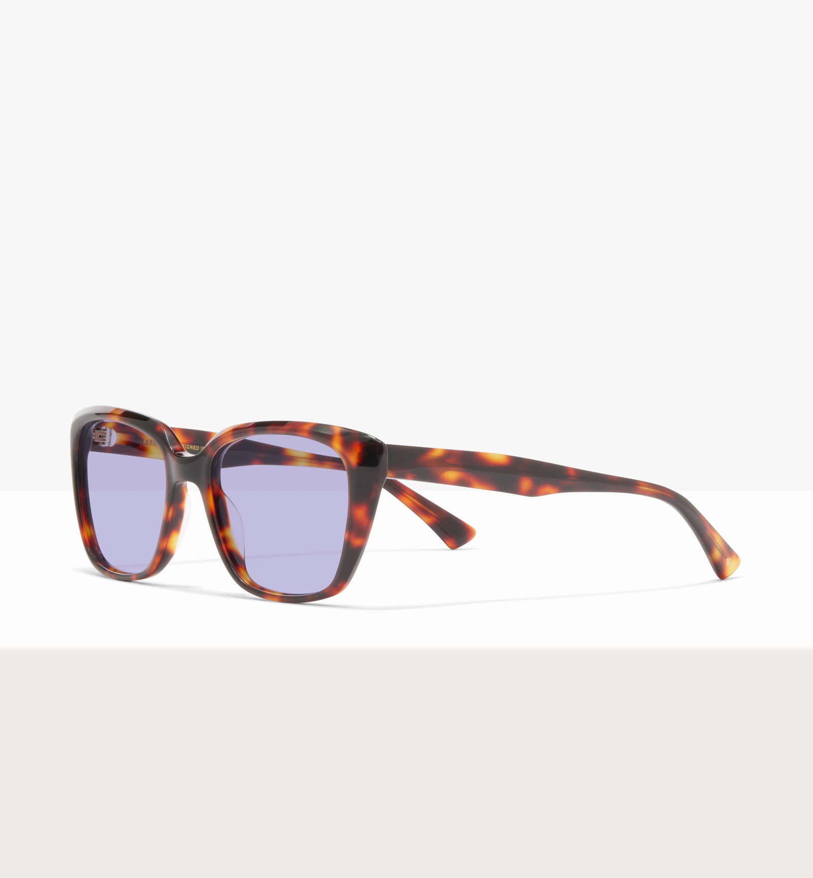 Caramella Char Glasses - Lilac Lenses - Angled