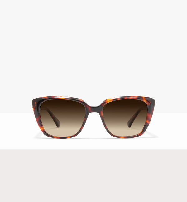 Caramella Char Glasses - Gradient Brown Lenses - Front