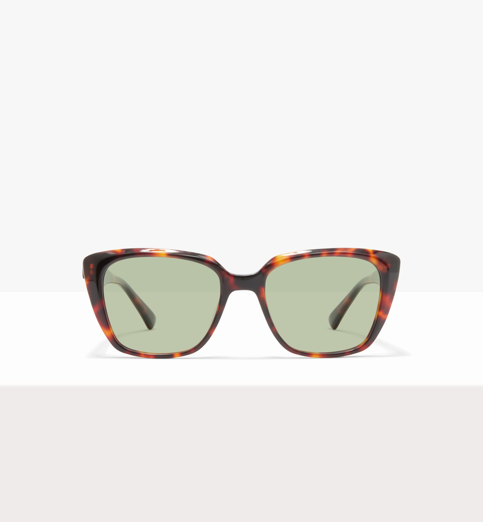 Caramella Char Glasses - Light Green Lenses - Front