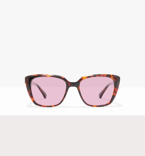 Caramella Char Glasses - Pink Lenses - Front