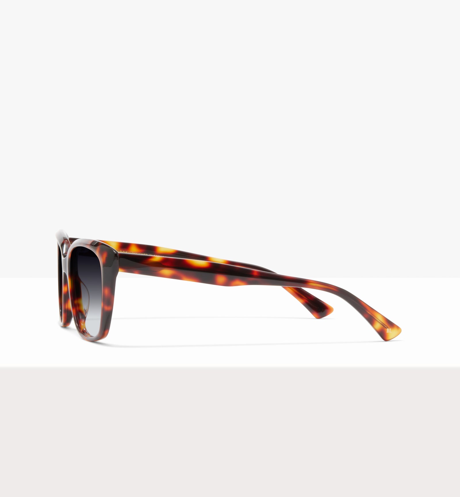 Caramella Char Glasses - Gradient Grey Lenses - Side