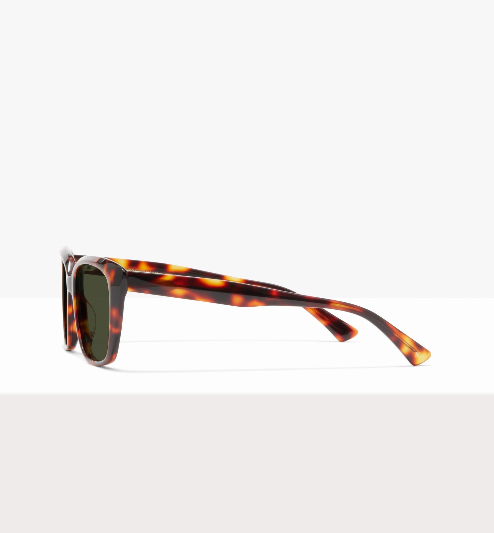 Caramella Char Glasses - Green Lenses - Side