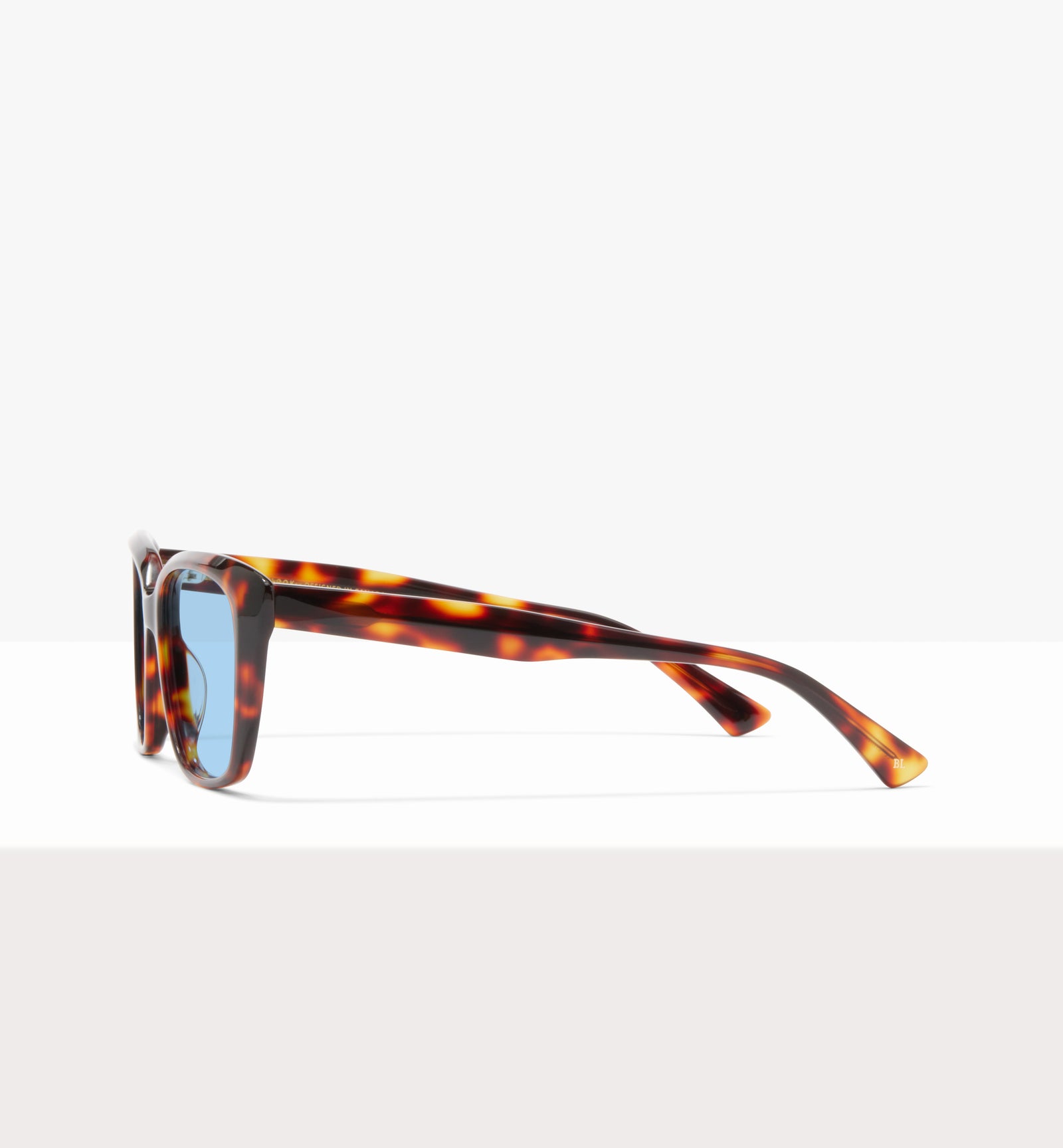 Caramella Char Glasses - Light Blue Lenses - Side