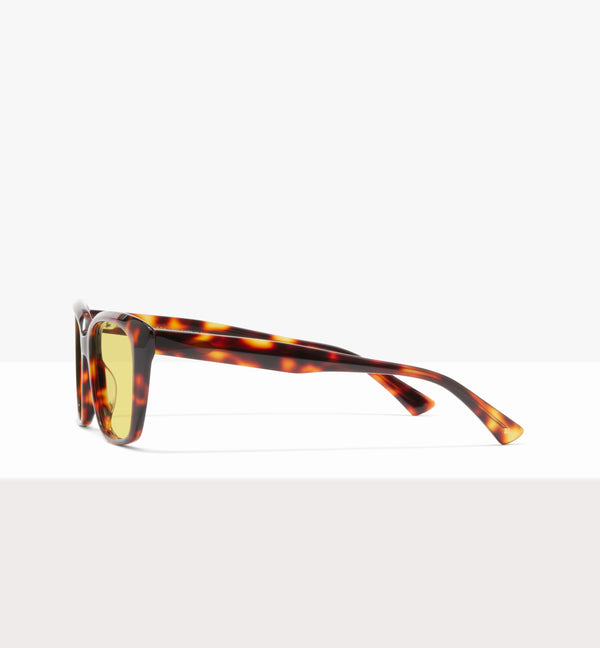 Caramella Char Glasses - Yellow Lenses - Side