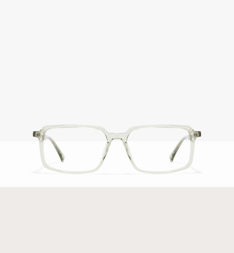 Dorian Clear Green – Prescription Eyeglasses by BonLook