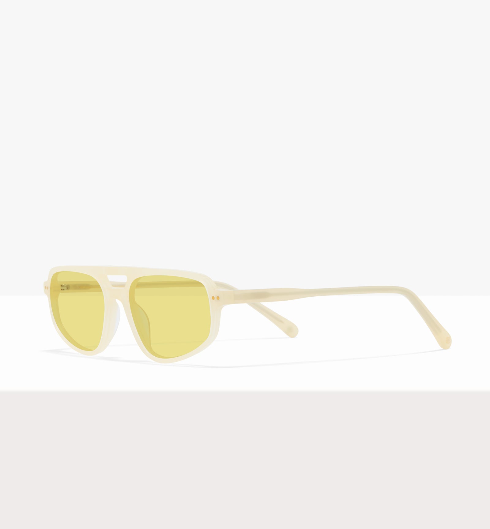Lunettes « Dune Wax Paper » - Verres jaunes - Monture inclinée