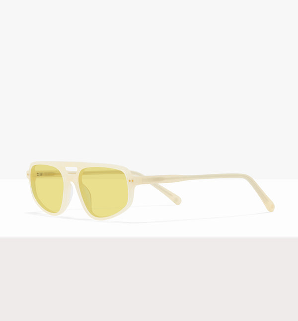 Lunettes « Dune Wax Paper » - Verres jaunes - Monture inclinée