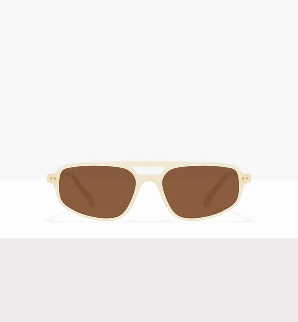 Lunettes « Dune Wax Paper » - Verres marron - Face avant