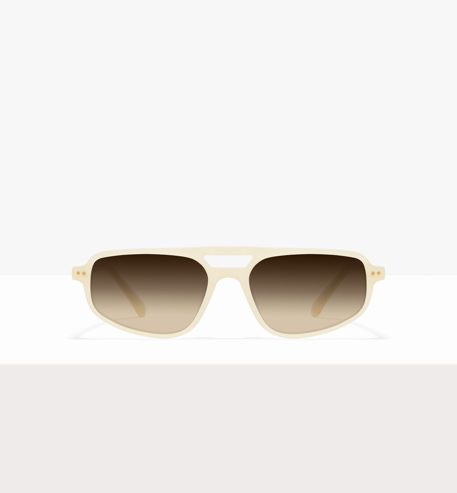 Lunettes « Dune Wax Paper » - Verres marron dégradés - Face avant