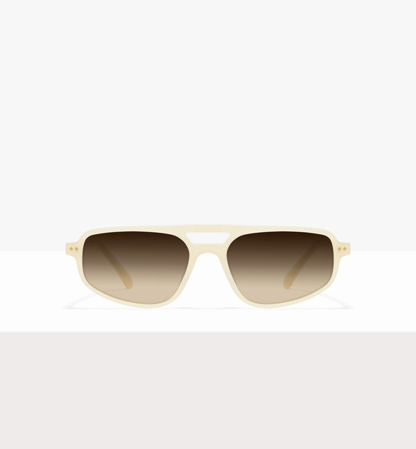 Lunettes « Dune Wax Paper » - Verres marron dégradés - Face avant