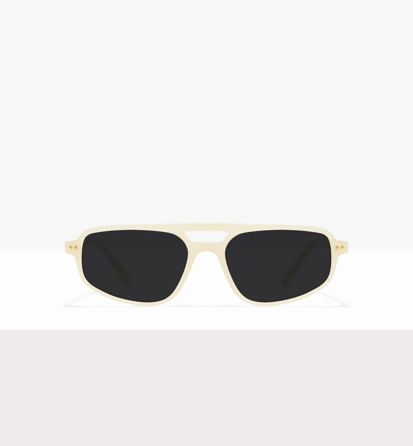 Lunettes Dune en papier ciré - Verres gris - Face avant