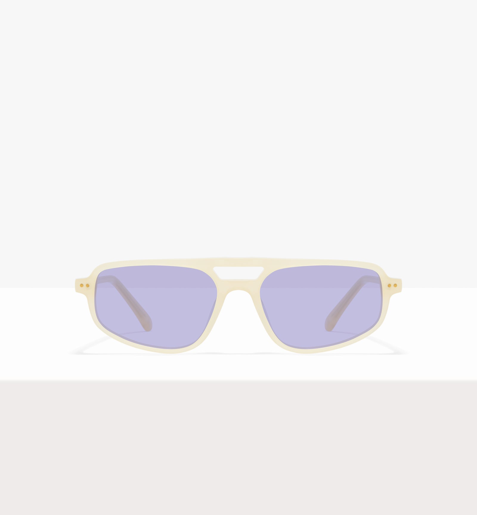 Lunettes « Dune Wax Paper » - Verres lilas - Face avant