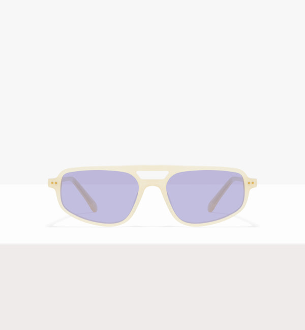 Lunettes « Dune Wax Paper » - Verres lilas - Face avant