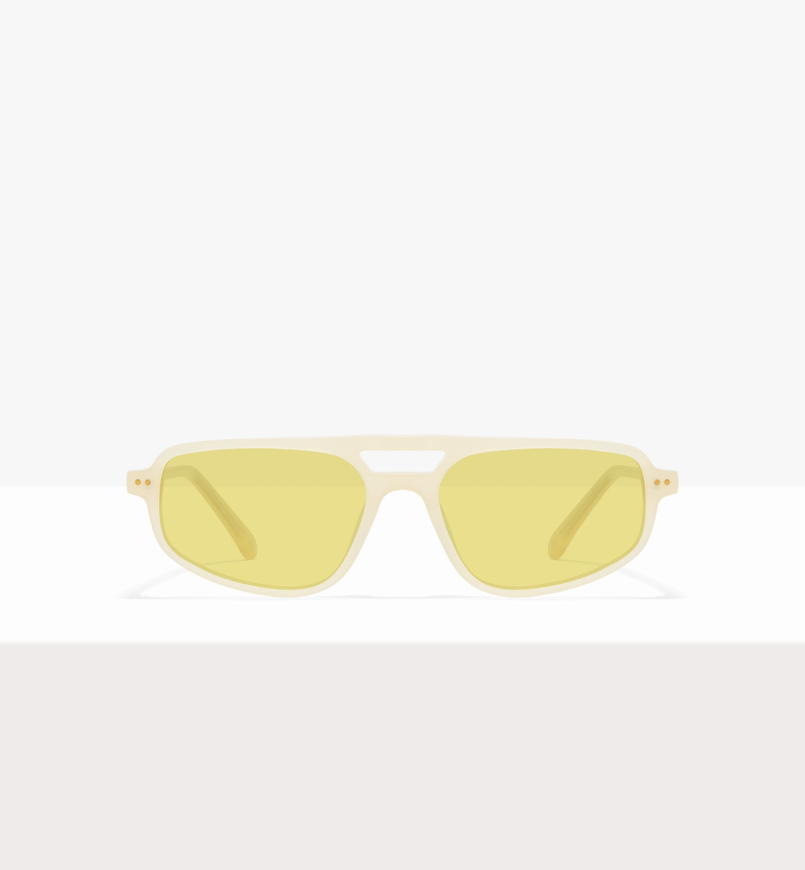 Lunettes Dune en papier ciré - Verres jaunes - Face avant