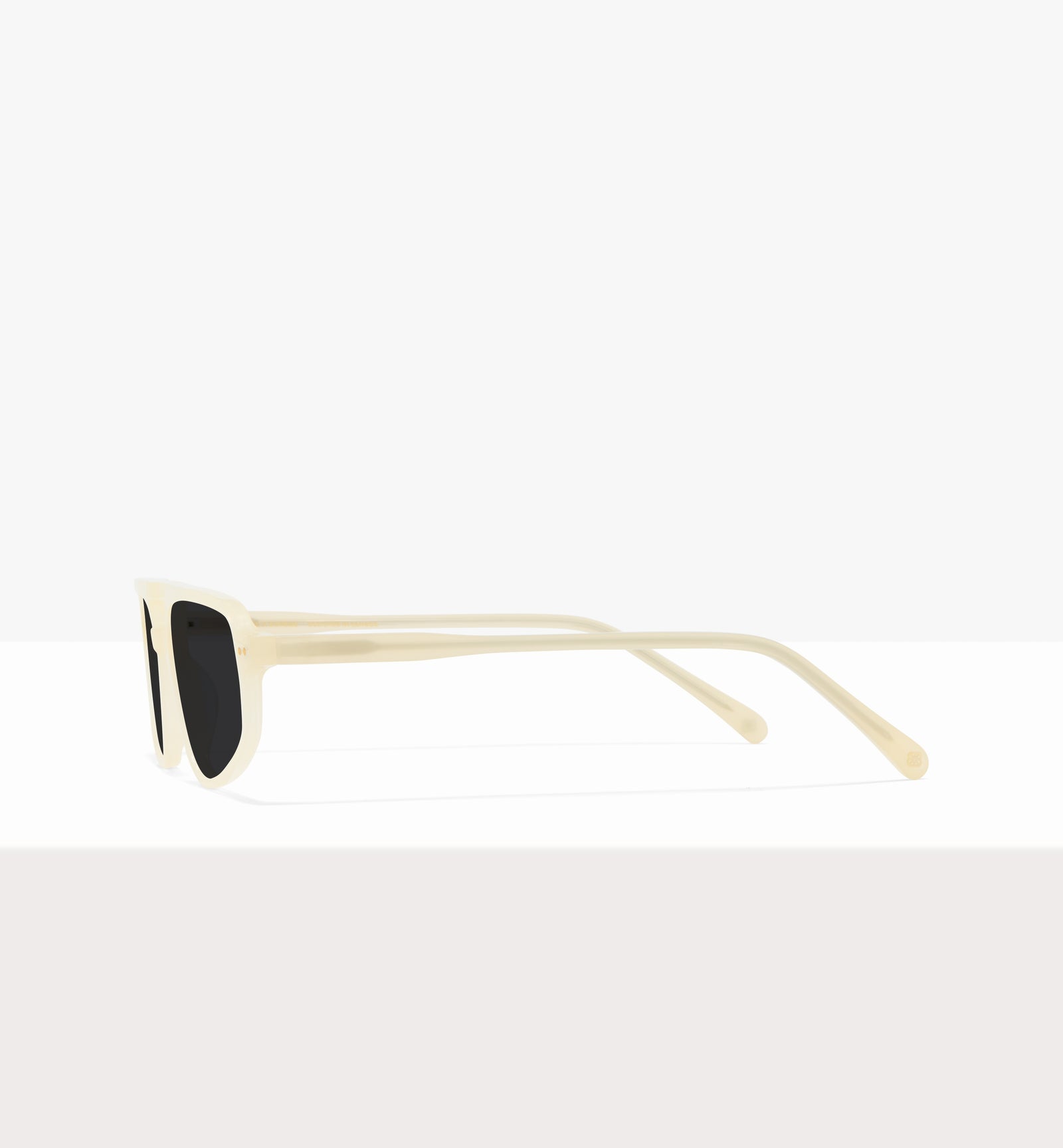 Lunettes Dune en papier ciré - Verres gris - Côté