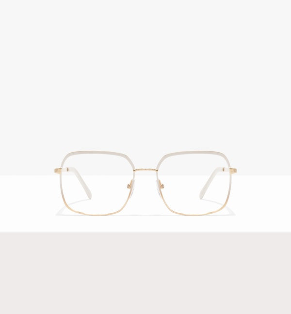 Harmony Gradient White - Prescription Eyeglasses by BonLook