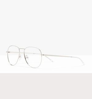 Meaning Silver Prescription Eyeglasses by BonLook