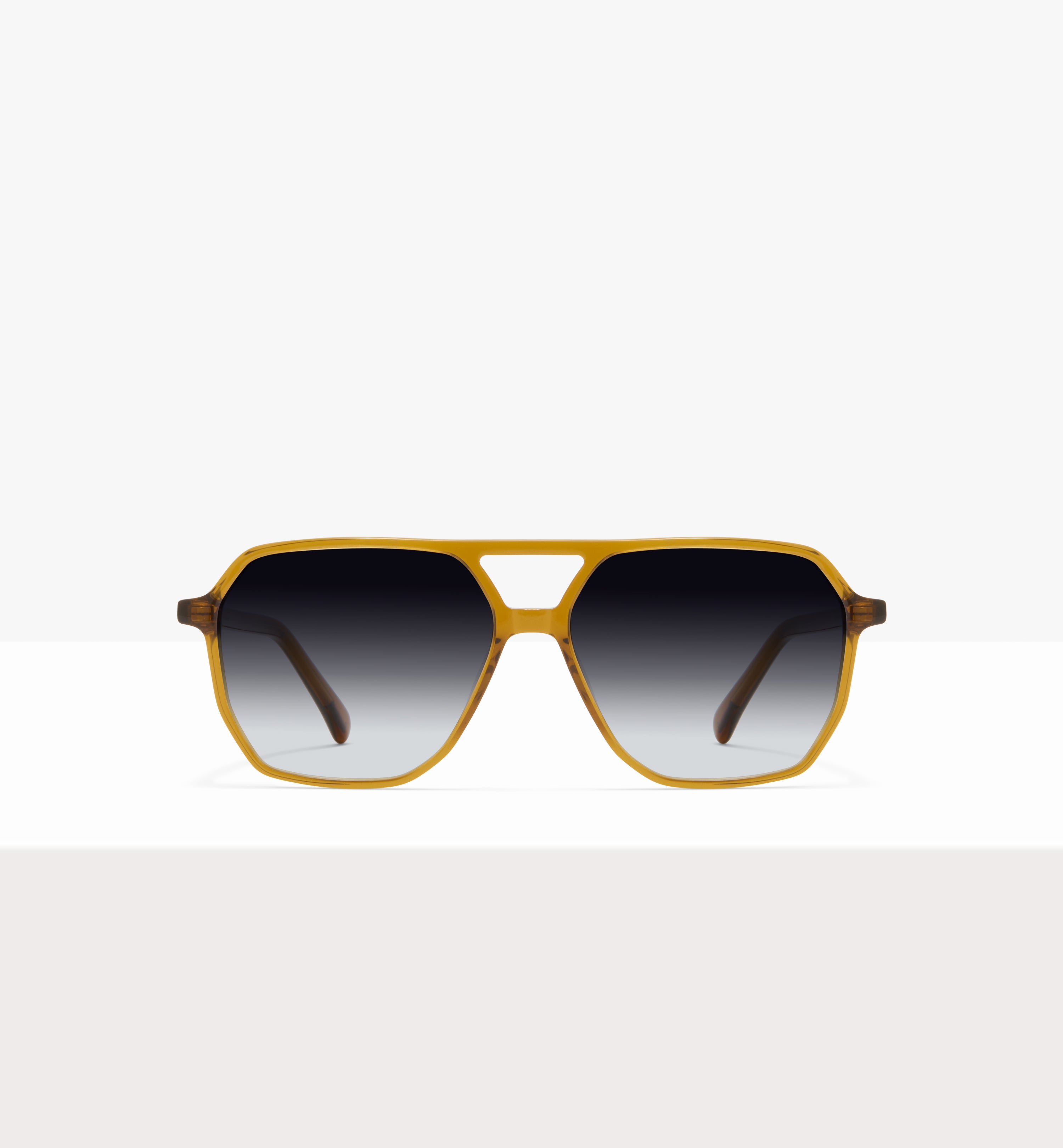 The Ravens Sunglasses（Clear） Raven Clear Ochre – Prescription Sunglasses by BonLook