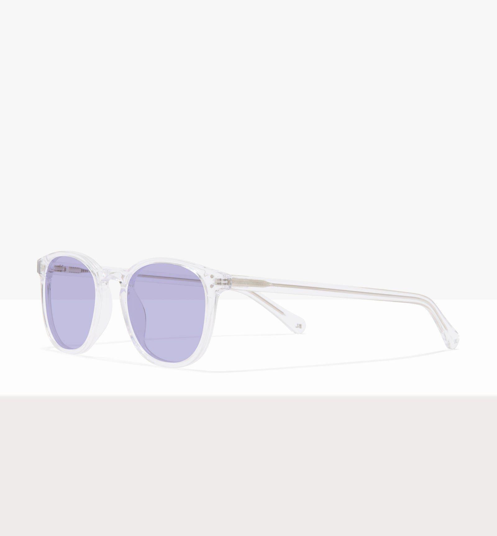 Lunettes de soleil Sollemn Crystal - Verres lilas - Modèle angulaire
