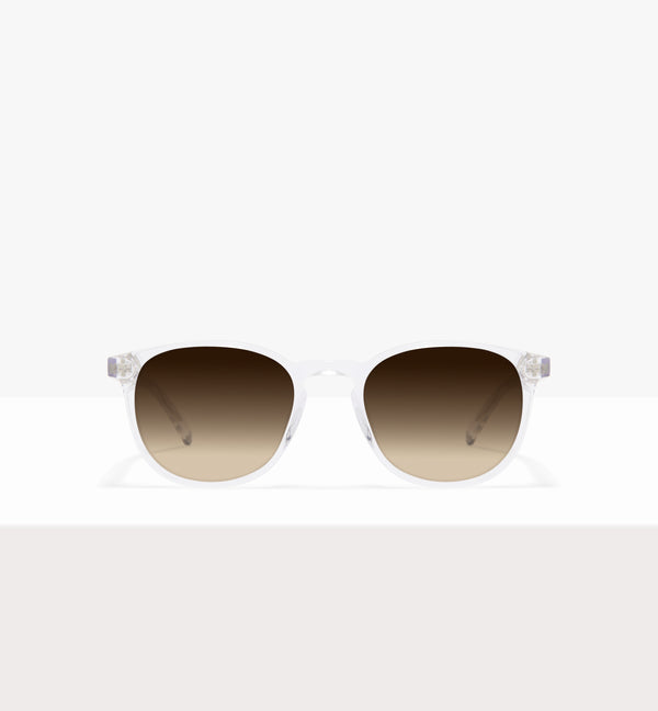 Lunettes de soleil « Solemn Crystal » - Verres marron dégradés - Face avant
