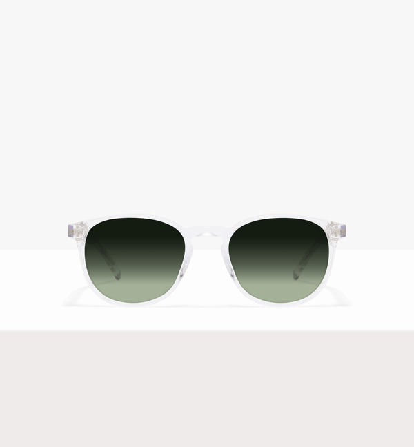 Lunettes de soleil Solemn Crystal - Verres verts dégradés - Face avant