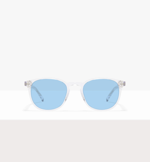 Lunettes de soleil Solemn Crystal - Verres bleu clair - Face avant