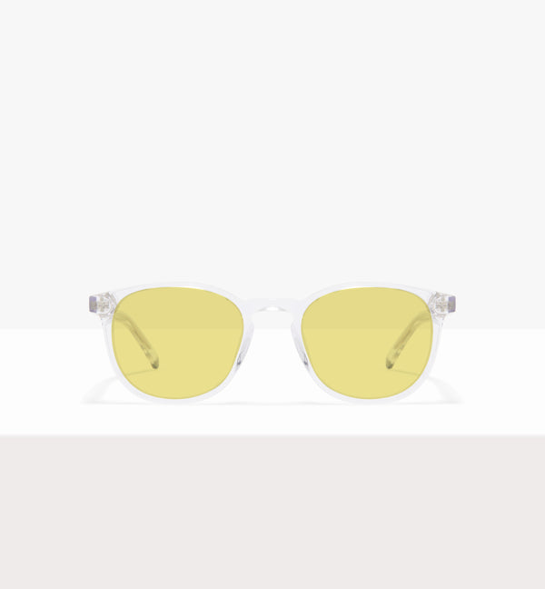 Lunettes de soleil Solemn Crystal - Verres jaunes - Face avant