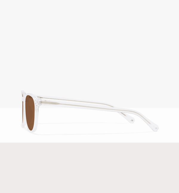 Lunettes de soleil Sollemn Crystal - Verres marron - Profil latéral