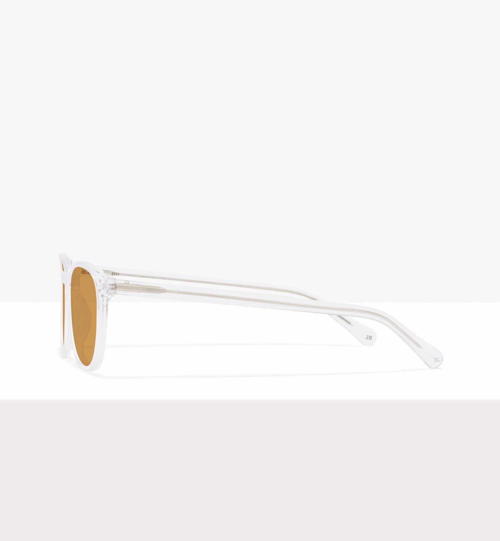Lunettes « Solemn » en cristal - Verres marron clair - Côté