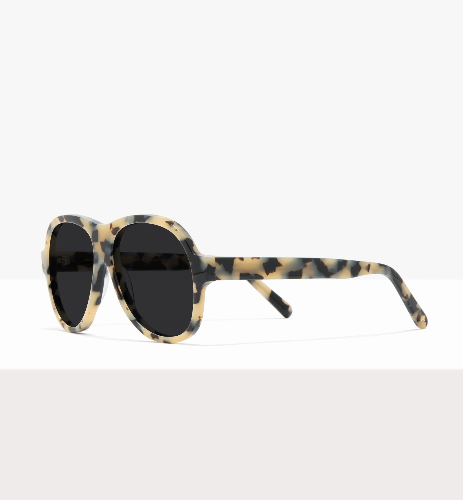 Lunettes de soleil Sonne en papier ciré - Verres gris - Monture inclinée