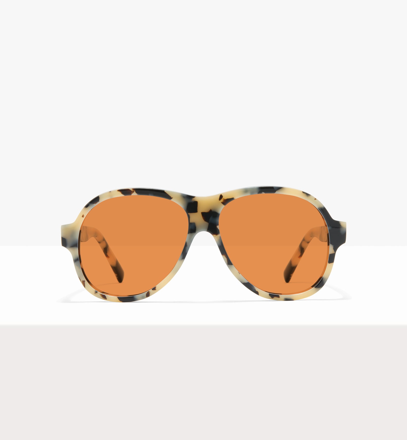 Lunettes de soleil Sonne en papier ciré - Verres ambrés - Face avant