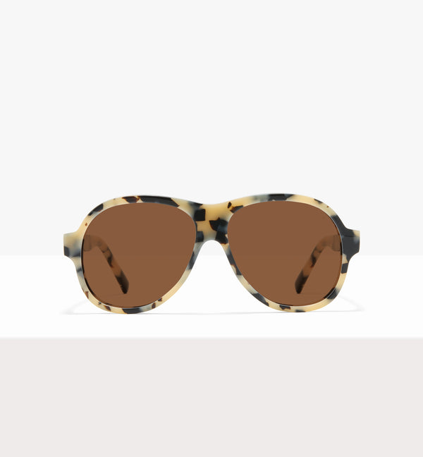 Lunettes de soleil Sonne en papier ciré - Verres marron - Face avant