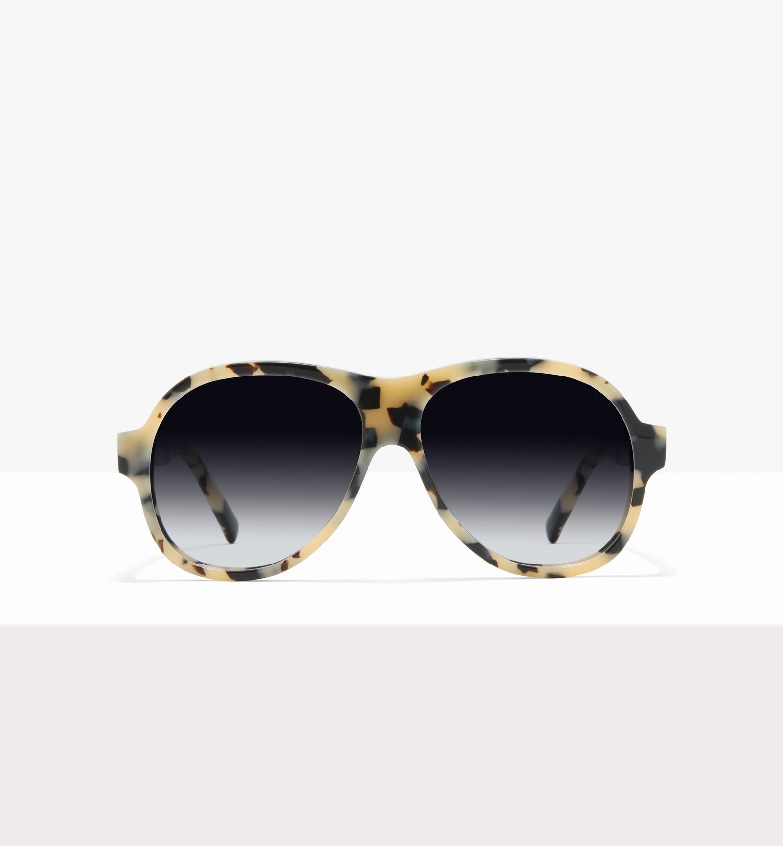 Lunettes de soleil Sonne en papier ciré - Verres gris dégradés - Face avant