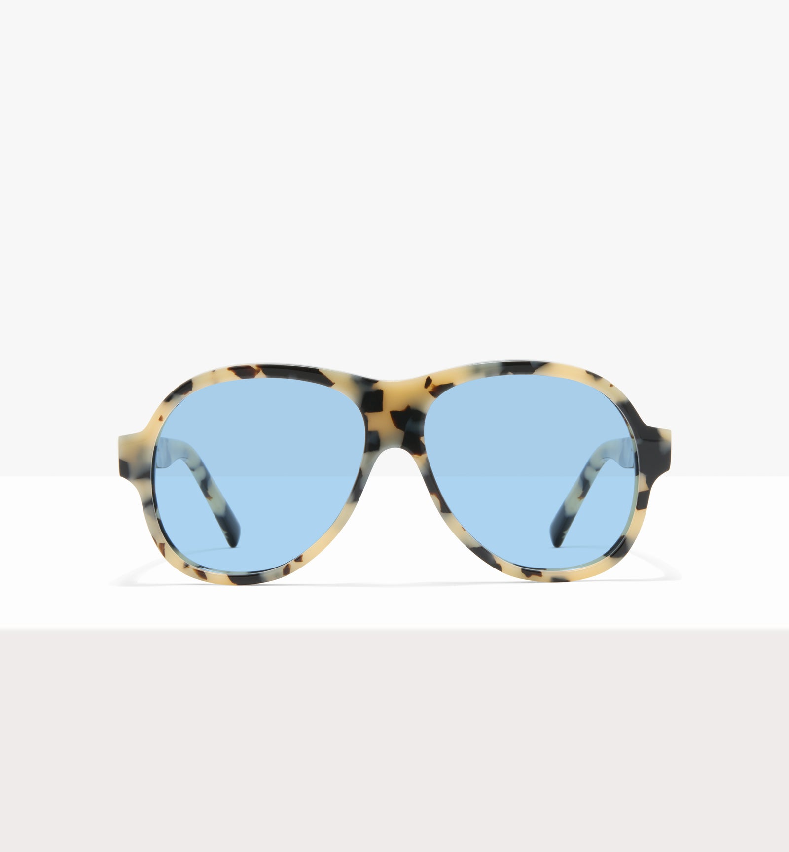 Lunettes de soleil Sonne en papier ciré - Verres bleu clair - Face avant