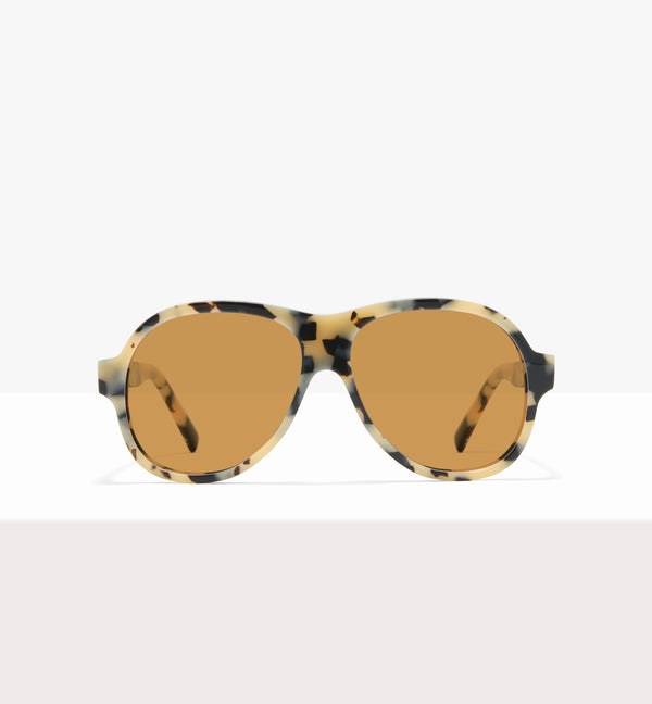 Lunettes de soleil Sonne en papier ciré - Verres marron clair - Face avant