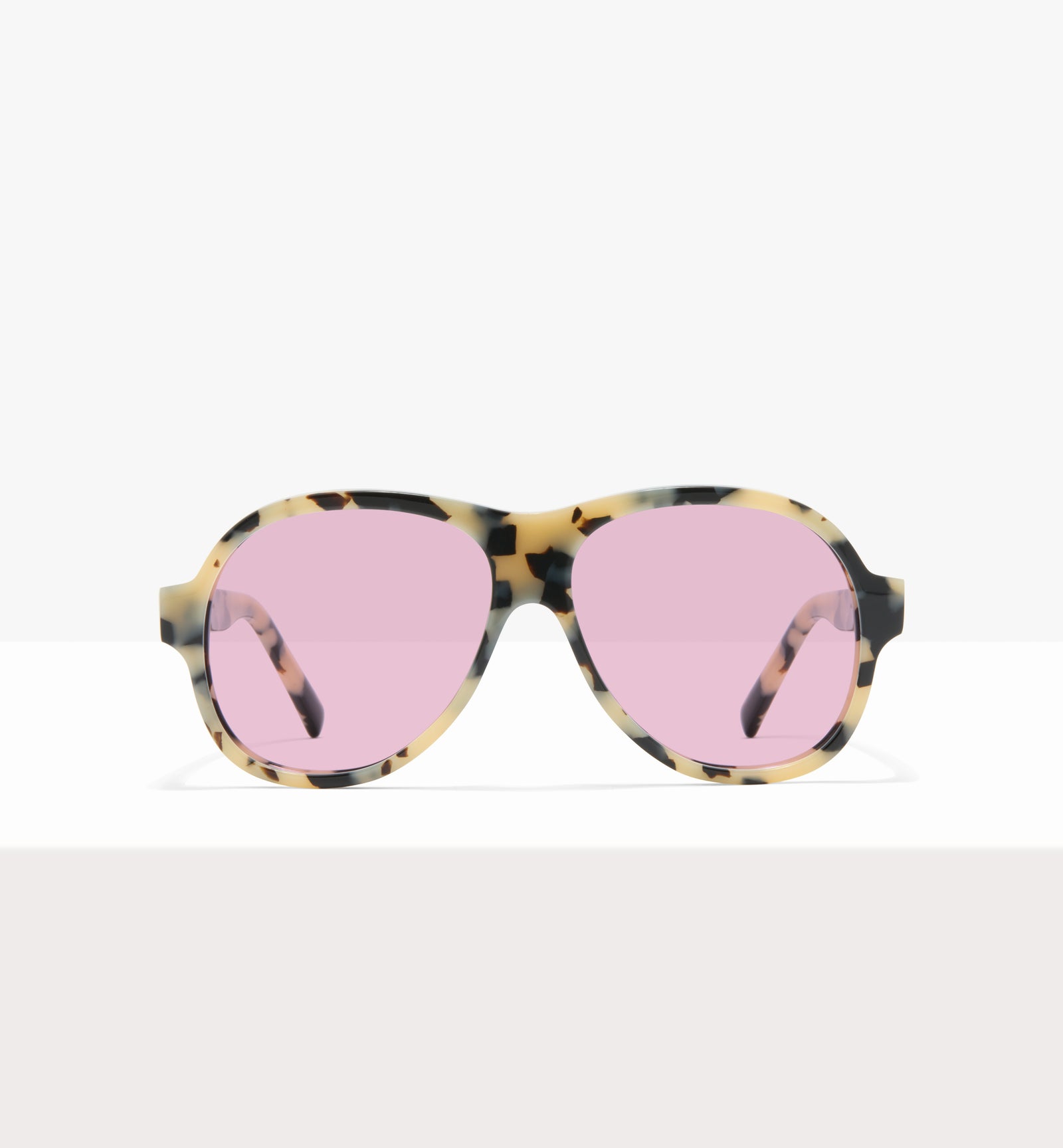 Lunettes de soleil Sonne en papier ciré - Verres roses - Face avant
