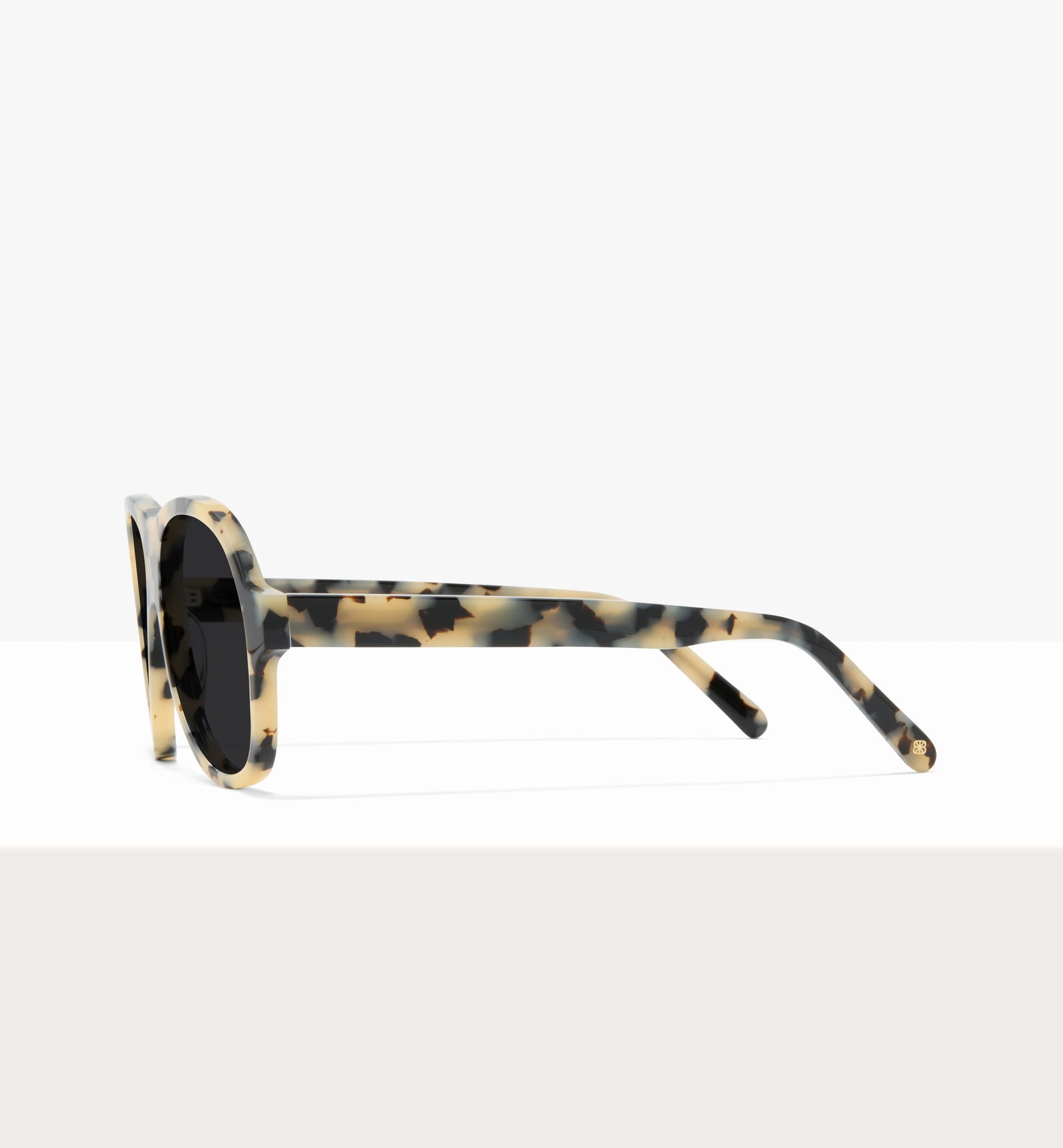 Lunettes de soleil Sonne en papier ciré - Verres gris - Côté