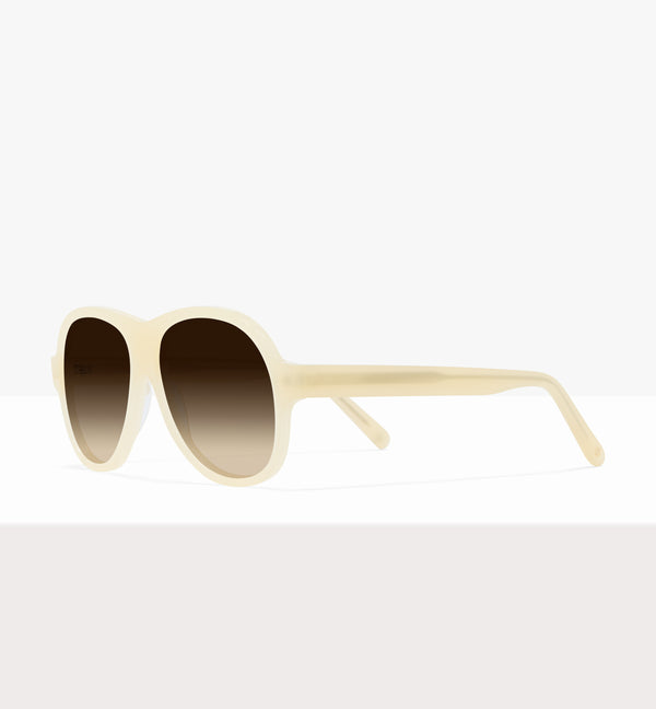 Lunettes de soleil Sonne Wax Tort - Verres marron dégradés - Monture inclinée