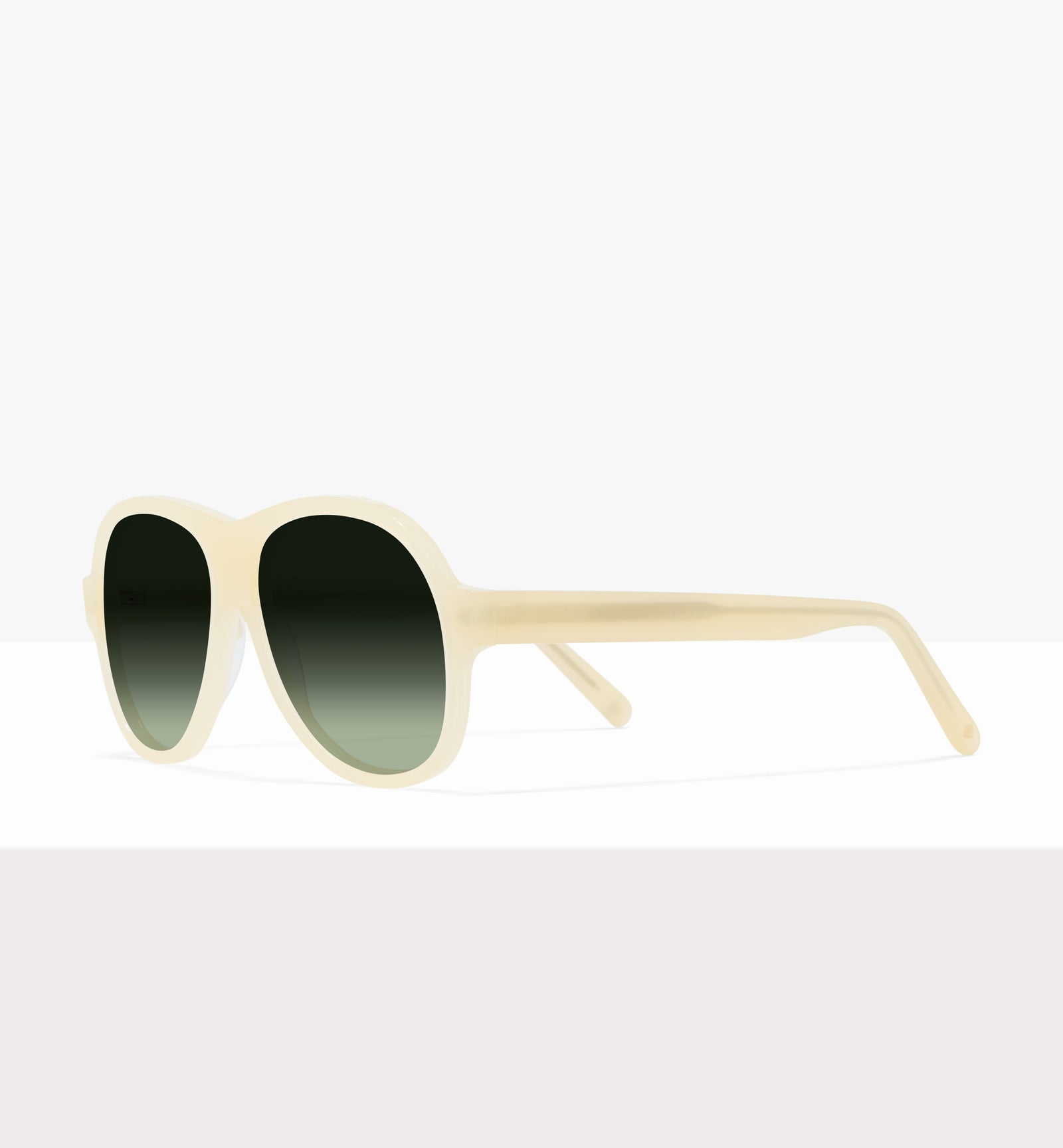 Lunettes de soleil Sonne Wax Tort - Verres verts dégradés - Monture inclinée