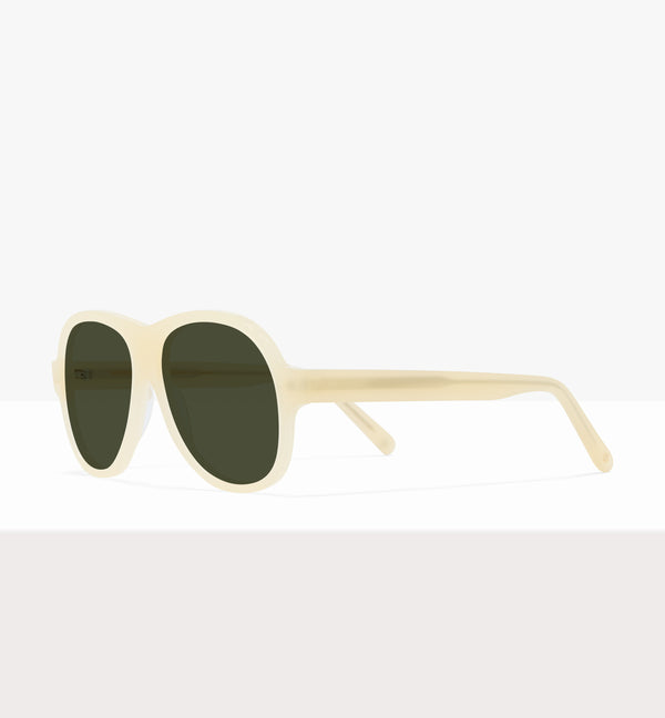Lunettes de soleil Sonne Wax Tort - Verres verts - Monture inclinée