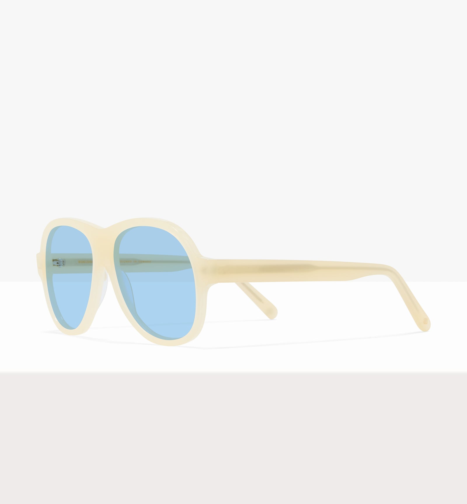 Lunettes de soleil Sonne Wax Tort - Verres bleu clair - Monture inclinée