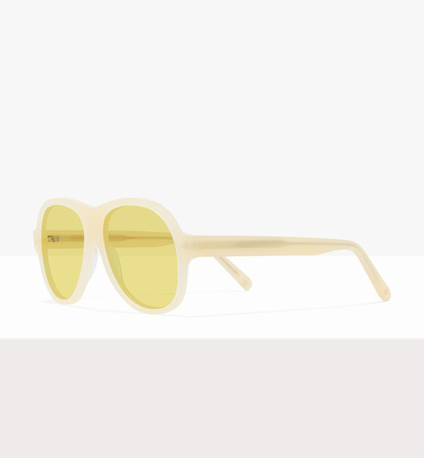Lunettes de soleil Sonne Wax Tort - Verres jaunes - Monture inclinée